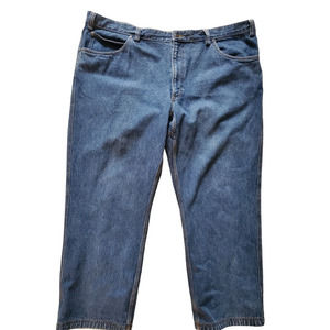 Duluth Trading Co Medium Wash Blue Denim 100% Cotton Jeans Sz 48 X 30